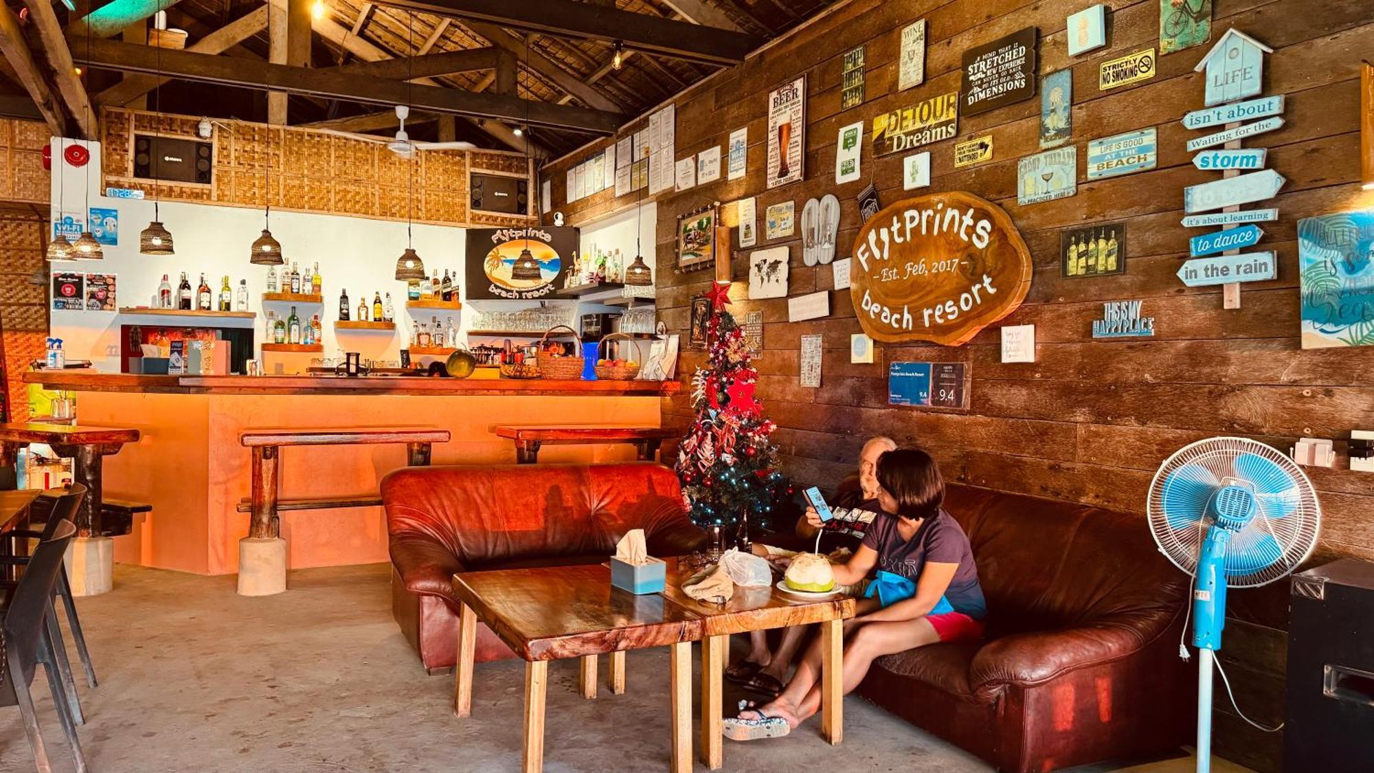 Footprints Beach Resort Agpudlos Bagian luar foto