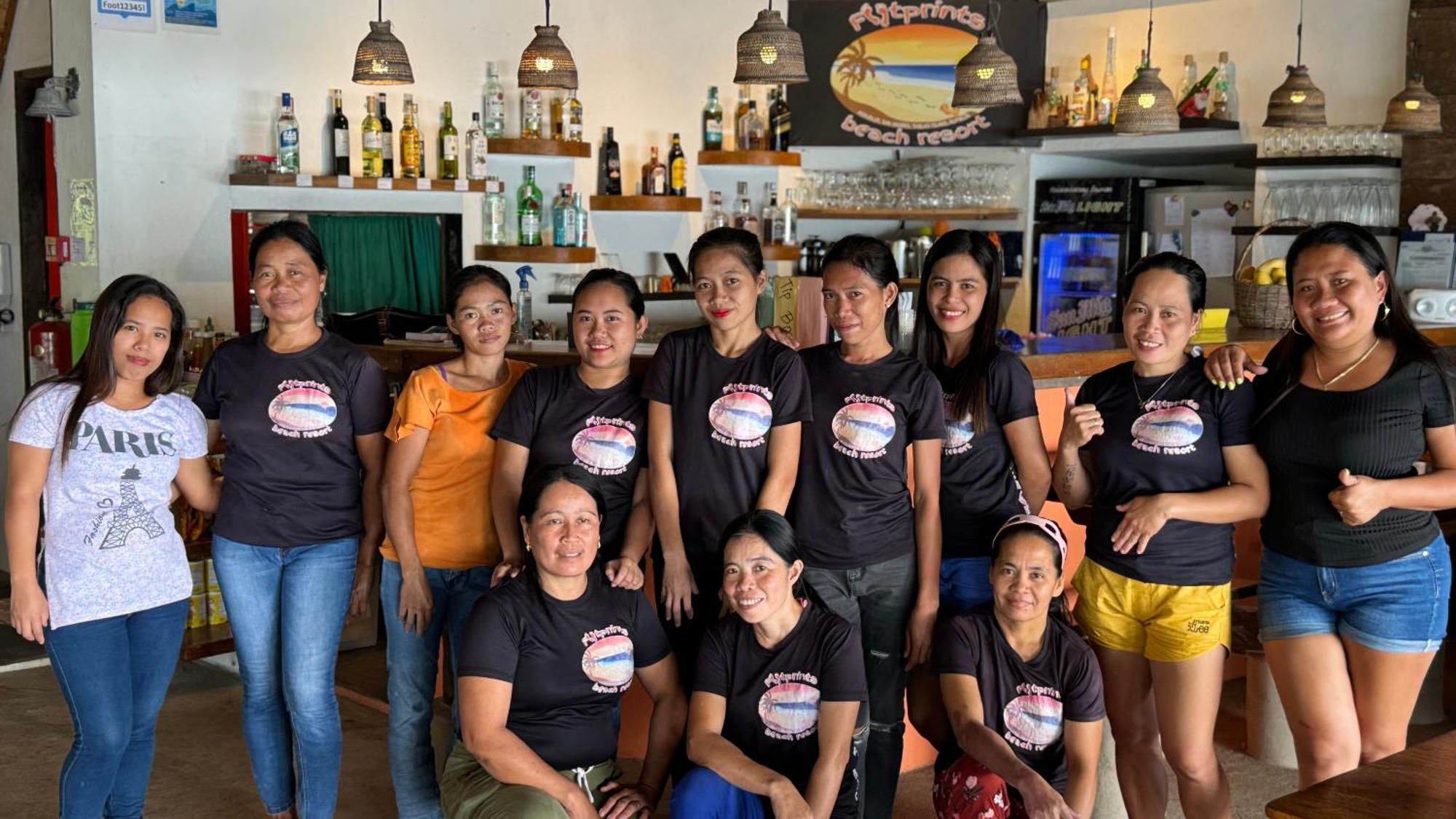 Footprints Beach Resort Agpudlos Bagian luar foto